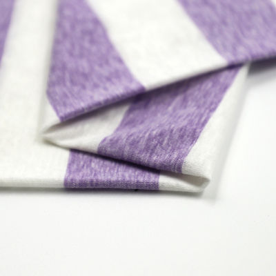 Хорошая цена. Легкий и мягкий удобный хороший текстура полосатый материал ткань для футболки онлайн