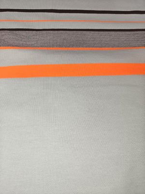 Хорошая цена. 95% хлопка 5% спандекса полосатая вязаная ткань для футболки онлайн