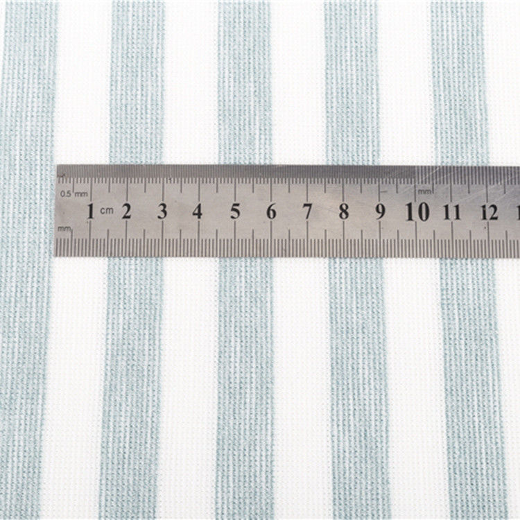 Многоцветный полосатый хлопковый материал, дышащая ткань из хлопковой футболки 160 грамм