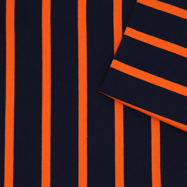 Пот поглощая органическую ткань футболки, хлопок Lycra 190gsm 32S вяжет ткань