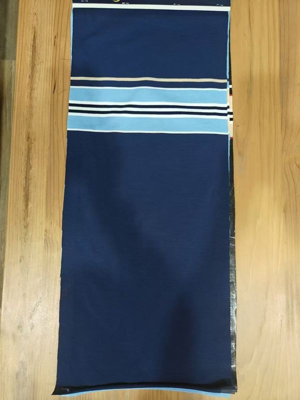 Хорошее качество эластичная и удобная для кожи мягкая полосатая вязаная ткань для повседневного ношения