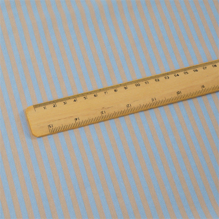 Удобная и гладкая и здоровая прочная полосатая вязаная ткань для повседневного ношения