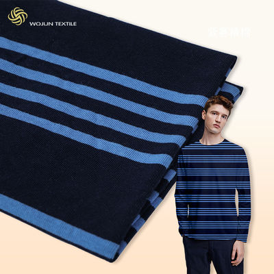 Ровный Striped хлопок Джерси равнина краски пряжи ткани вспотела поглощая материал