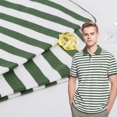 Хорошая цена. Устойчивая к морщинам полосатая вязаная ткань 100% хлопка Мода Прозрачная текстура онлайн