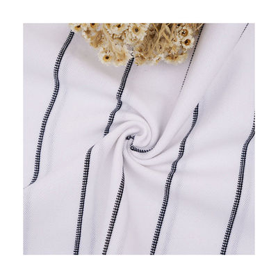 Хорошая цена. Расчесывать стерильную Striped материальную ткань 3 лайкра 97 хлопок лета ткани онлайн