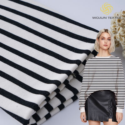 Хорошая цена. Устойчивость к трению французская ткань из хлопчатника Терри, полосатая ткань из хлопчатника с расчесыванием онлайн