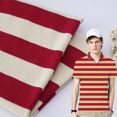 Ткань D022-1 260g Pique хлопка морщинки устойчивая Breathable вяжет ткань нашивки