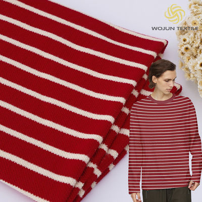 Хорошая цена. Полосатый хлопчатобумажный пике ткань 320гм 21S Комбайнный технический для французского терри онлайн