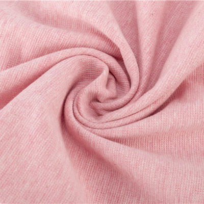 Мягкий 170 г Jacquard трикотажный ткань Чистый цвет хлопчатобумажный Устойчивый к морщинам текстура