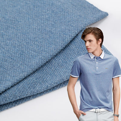 Multicolor ткань Pique хлопко-бумажной ткани 40S рубашки поло плотная сплетенная покрашенная пряжей