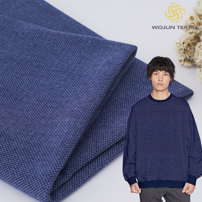 Хорошая цена. Одноличная хлопчатобумажная французская ткань Терри 40S низкосокращающаяся пряжа Окрашенная ткань онлайн