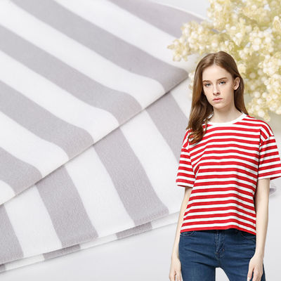 Хорошая цена. Гибкая мягкая гладкая полосатая хлопчатовая ткань легко сушится онлайн