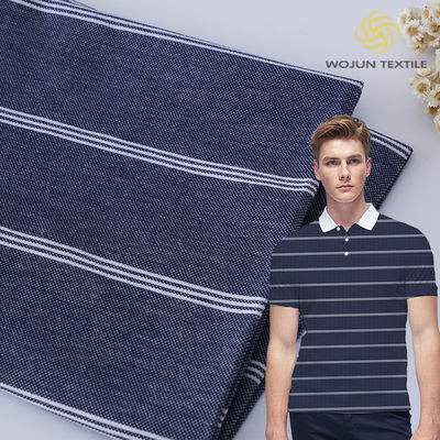 Хорошая цена. Дышащий и модный Удобный хлопковый фитнес Полосатый трикотажный ткань для повседневных топов онлайн