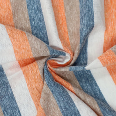 Проницаемая модная хлопчатобумажная полосатая ткань для футболки