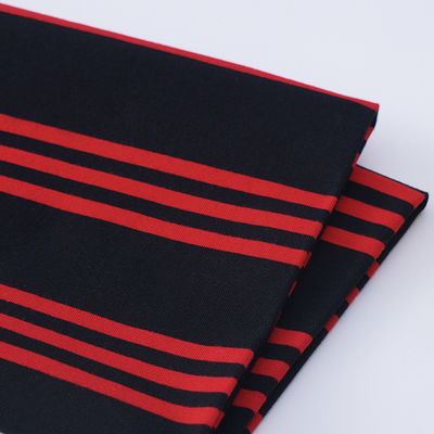 Хорошая цена. Дышащая и удобная и модная здоровая полосатая вязаная ткань для футболки онлайн