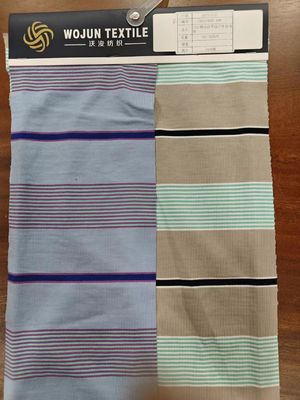 Хорошая цена. Мягкая и удобная для кожи, удобная и дышащая полосатая вязаная ткань для обычной футболки онлайн