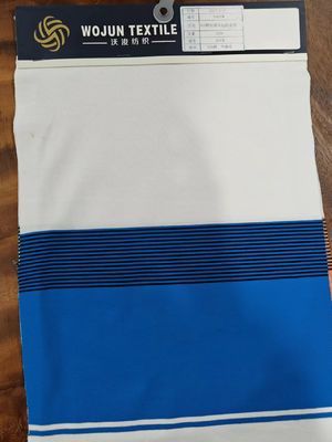 Хорошая цена. Удобная для кожи, здоровая и поглощающая пот полосатая вязаная ткань для футболок онлайн