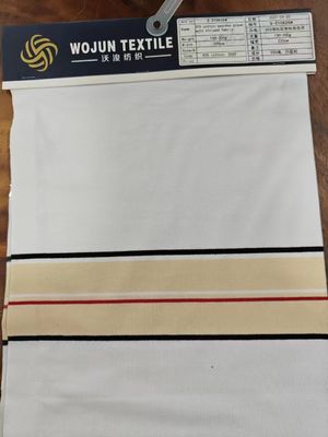 Экологически чистый и долговечный проветриваемый полосатый материал для футболок