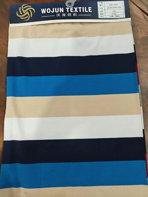 Гладкий и экологически чистый, хорошего качества, полосатый трикотажный ткань для футболки