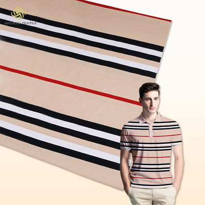 Хорошая цена. Легкая в уходе и устойчивая к морщинам полосатая вязаная ткань для занятой жизни онлайн