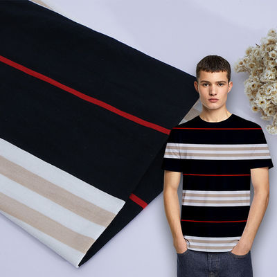 Хорошая цена. Дышащая и здоровая гладкая удобная полосатая ткань для повседневного ношения онлайн