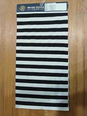 Экологически чистый и естественный, удобный для кожи, проницаемый полосатый вязаный ткань для повседневной носки