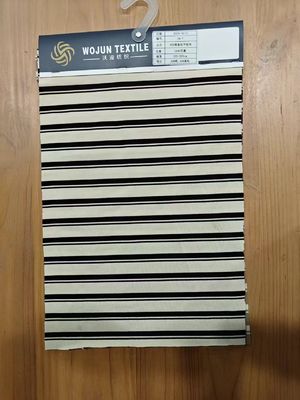 Хорошая цена. Плоская и гладкая и удобная для кожи здоровая полосатая вязаная ткань для футболки онлайн