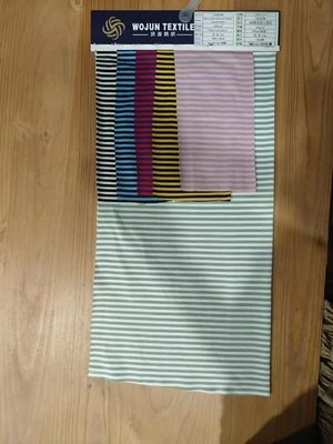 Хорошая цена. Естественная и удобная для кожи модная полосатая вязаная ткань для повседневного ношения онлайн