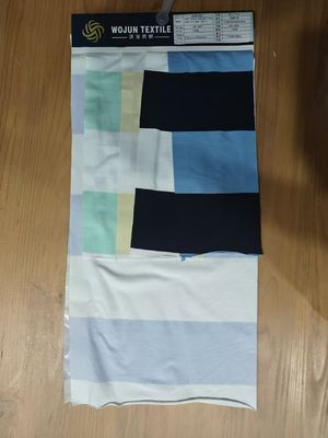 Хорошая цена. Модная и мягкая гладкая и удобная для кожи полосатая вязаная ткань для футболки онлайн