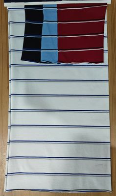 Экологически чистый и эластичный, экологически чистый полосатый материал для повседневного ношения