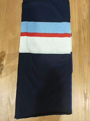 Хорошая цена. Гладкий и модный удобный прозрачный зерно полосатый вязаный ткань для футболок онлайн