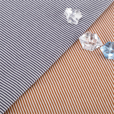 Хорошая цена. Экологически чистый и проницаемый гладкий полосатый трикотажный ткань для футболки онлайн