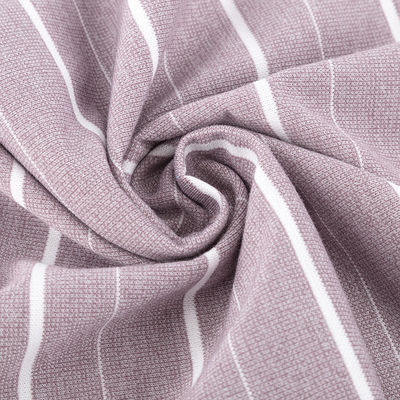 Хорошая цена. Дышащая и стильная, удобная мягкая полосатая вязаная ткань для футболки онлайн