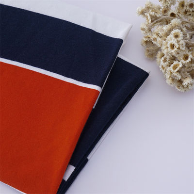 Хорошая цена. Природная, удобная для кожи, поглощающая пот полосатая вязаная ткань для повседневного ношения онлайн