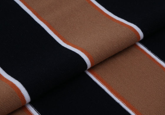 Гладкая удобная эластичность Удобный для кожи полосатый материал Ткань 165 см Ширина