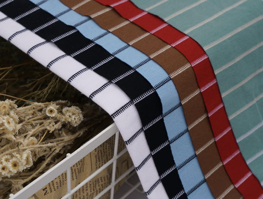 Хорошая цена. Удобный для кожи, модный, удобный для ухода, полосатый материал, ткань для повседневного ношения онлайн