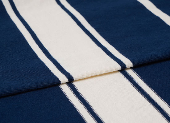 Хорошая цена. Дышащая мягкая и удобная ткань и удобная для кожи простая полосатая вязаная ткань для повседневного ношения онлайн