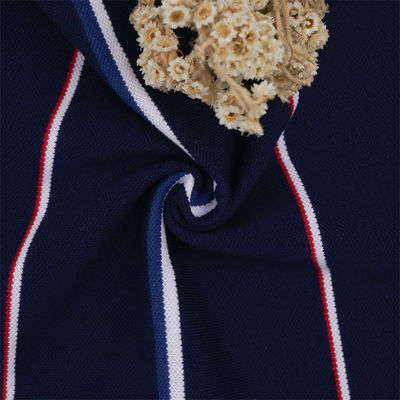 Хорошая цена. Прочный и качественный нелегко деформируемый полосатый ткань для футболок онлайн