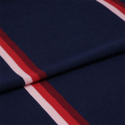 Хорошая цена. Хорошая текстура, проницаемая, прочная и износостойкая половая вязаная ткань для футболок. онлайн