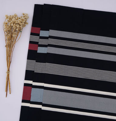 Увлажняющая, дышащая и экологически безопасная полосатая вязаная ткань для повседневного ношения