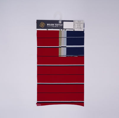 Модная и натуральная экологически чистая мягкая полосатая вязаная ткань для футболки