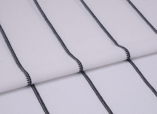 Хорошая цена. Удобная и проницательная и экологически чистая и натуральная полосатая вязаная ткань для футболок онлайн