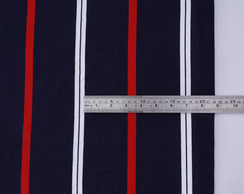 Хорошая цена. Отстойчивый к износу и дышащий хрустящий хлопчатобумажный полосатый материал ткань для футболок онлайн