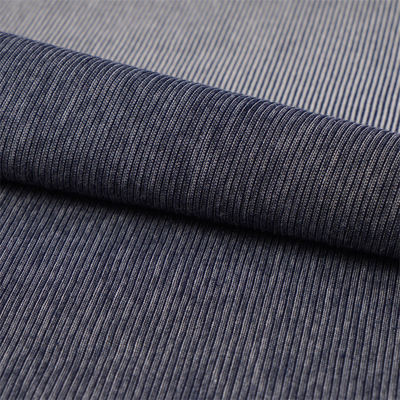 Хорошая цена. Отпорная на износ и поглощающая пот и проницательная полосатая вязаная ткань для повседневного ношения онлайн