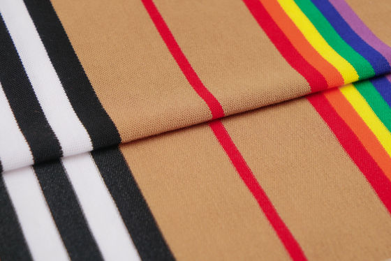 Хорошая цена. Хорошее качество удобный и прочный полосатый материал ткань для футболки онлайн