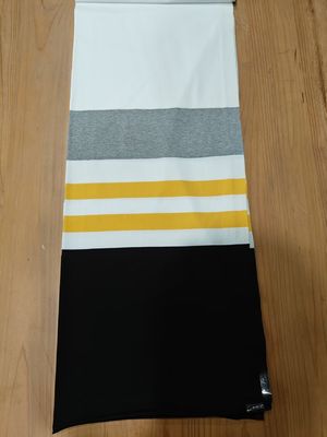 Хорошая цена. Здоровая, приятная для кожи, мягкая, удобная полосатая ткань для футболок онлайн