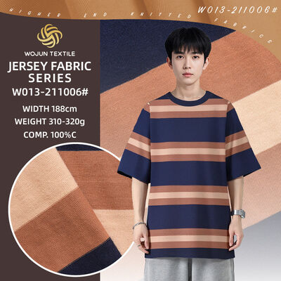 Хорошая цена. 188 см 100% хлопка хрустящий и дышащий, высококачественный цвет прочный полосатый материал ткань для футболки онлайн