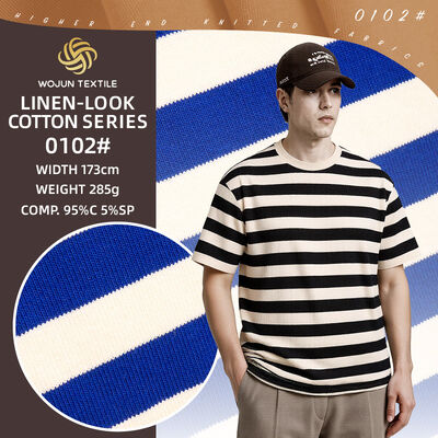 Хорошая цена. Хорошая текстура и удобная здоровая полосатая хлопчатобумажная ткань для рубашки поло онлайн